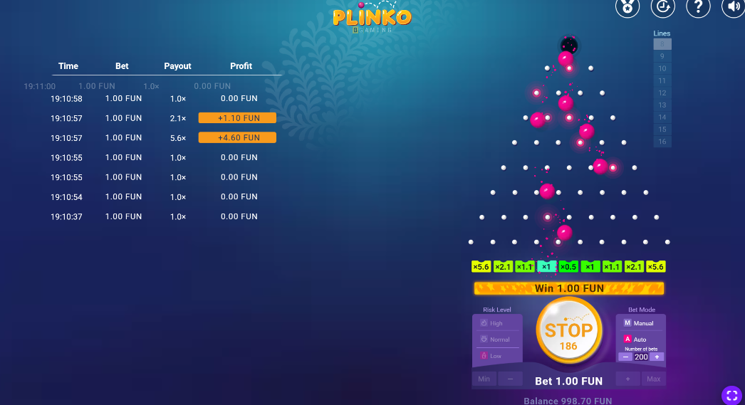 Plinko Bewertung